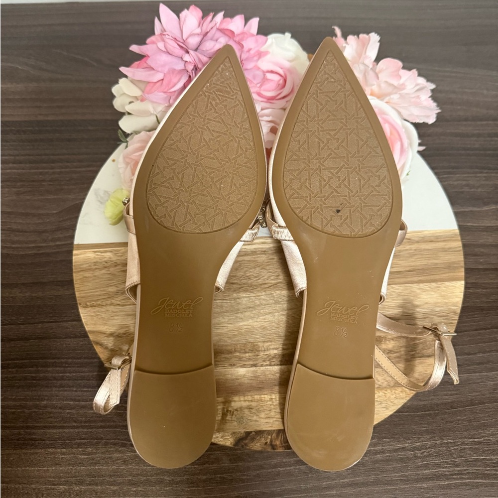 Jewel Badgley Mischka Bambi Pointed Toe Sling Back - Size 8.5 - NWOB - Picture 5 of 8